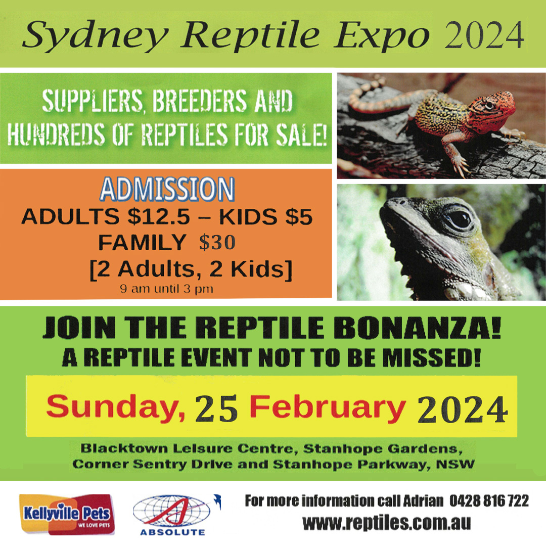 Sydney Reptile Expo 2024 Reptile Research