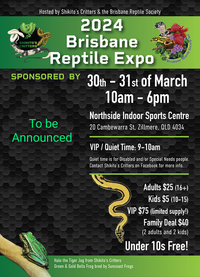 2024 Brisbane Reptile Expo Reptile Research